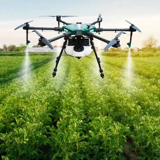Agricultural spray drone
