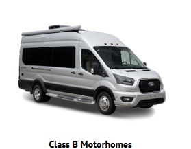Class B motorhome RV