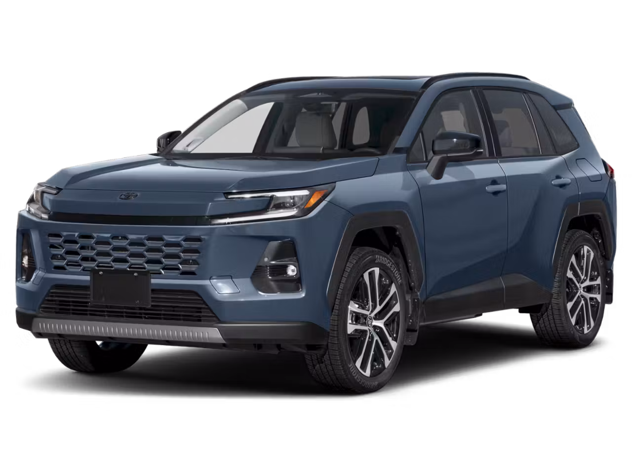 Toyota RAV4 SUV in shop